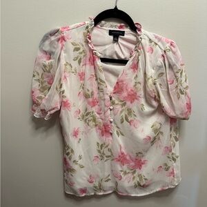 Tamara H Floral Shortsleeve Blouse